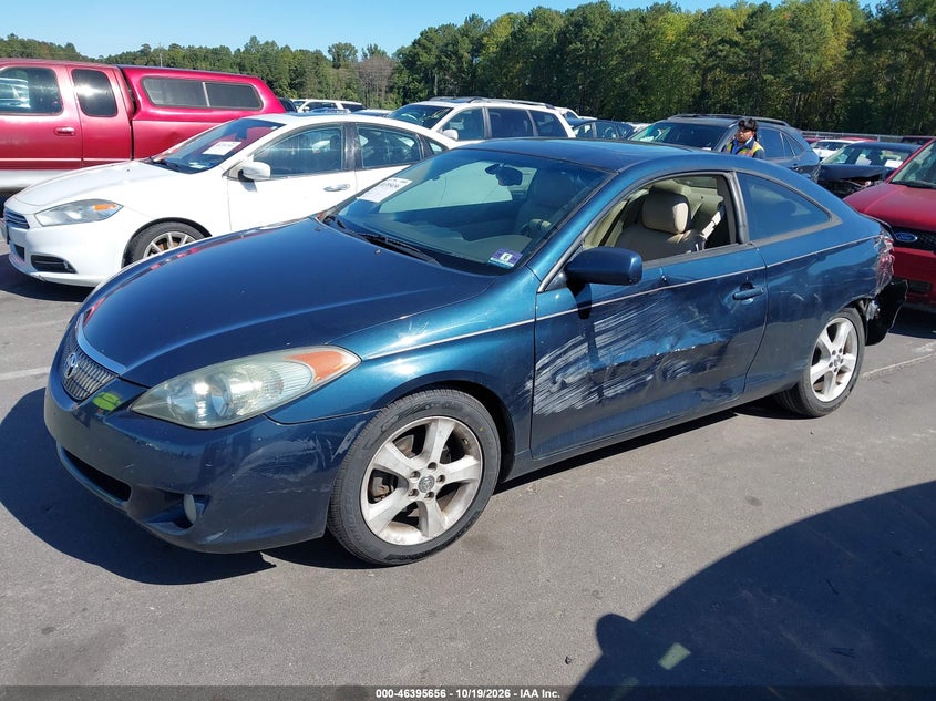 2004 Toyota Camry Solara Sle V6, Left Rear, IAAI, VIN 4T1CA30P54U009022 — photo 2