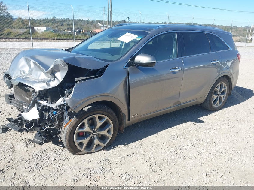 Vin: 5xypkda55kg527846, lot: 46896071, kia sorento sx/sxl 20192