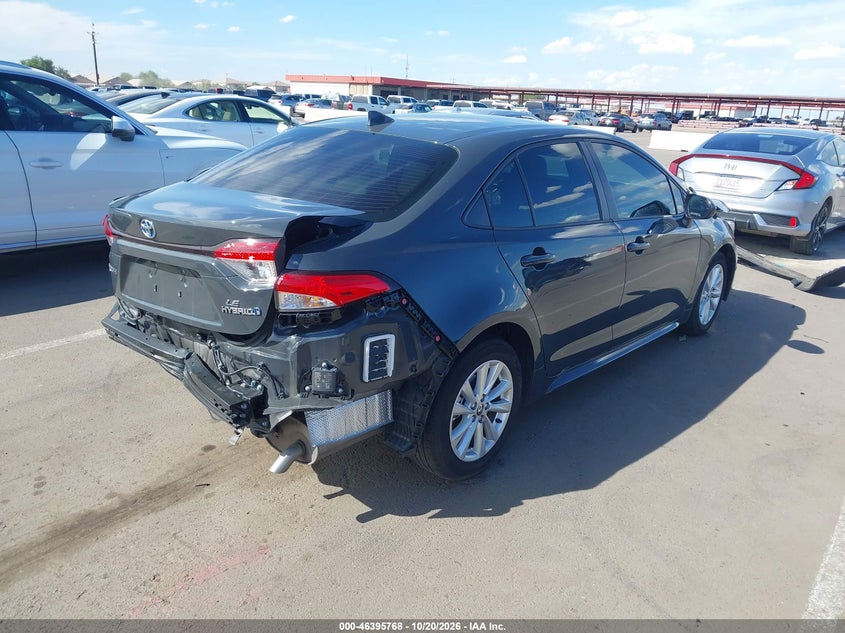 Vin: jtdbcmfe3r3028414, lot: 46896126, toyota corolla hybrid le 20244