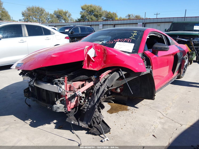 Vin: wuakbafx1l7900434, lot: 46896149, audi r8 v10 performance quattro s tronic 20202