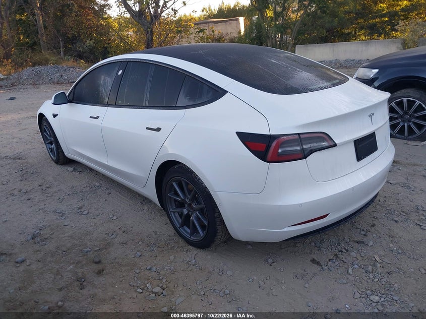Vin: 5yj3e1ea8mf017190, lot: 46896155, tesla model 3 standard range plus rear-wheel drive 20213