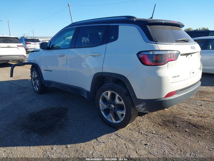 Vin: 3c4njdcb3kt842781, lot: 46896157, jeep compass limited 4x4 20193