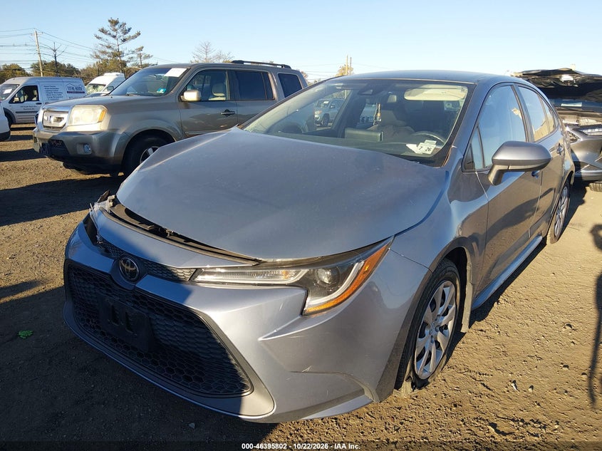 Vin: 5yfepmae0mp263703, lot: 46896160, toyota corolla le 20212