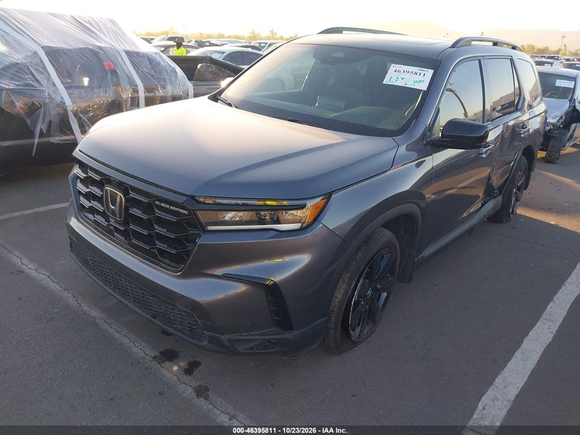 Vin: 5fnyg1h9xsb144764, lot: 46896169, honda pilot black edition 20252