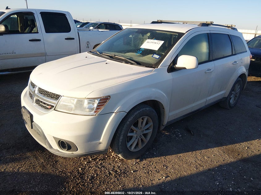 Vin: 3c4pdcbg2ft722452, lot: 46896190, dodge journey sxt 20152