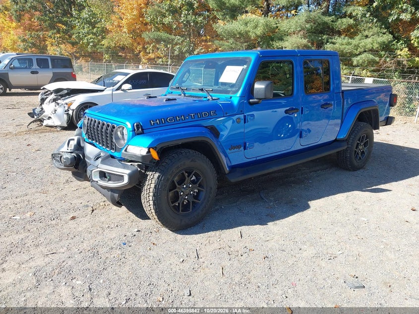 Vin: 1c6pjtag1sl548638, lot: 46896200, jeep gladiator high tide 20252