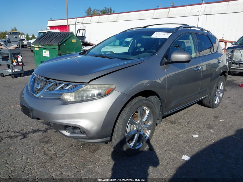 Vin: jn8az1mw6cw225088, lot: 46896230, nissan murano le 20122