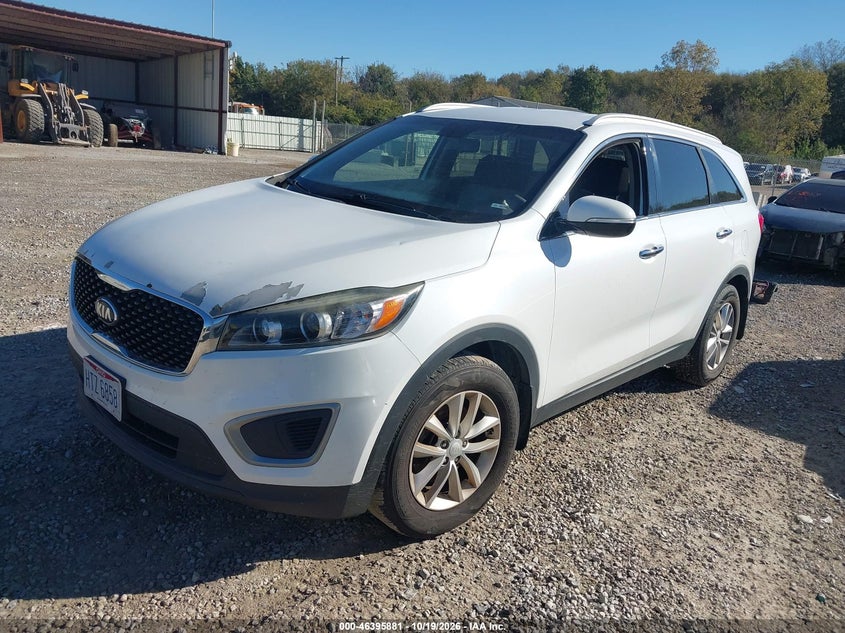 Vin: 5xypg4a56hg291864, lot: 46896239, kia sorento 3.3l lx 20172