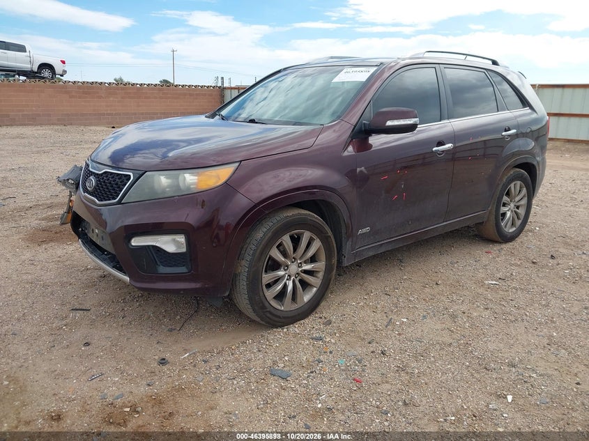 Vin: 5xykwda24dg364081, lot: 46896256, kia sorento sx v6 20132