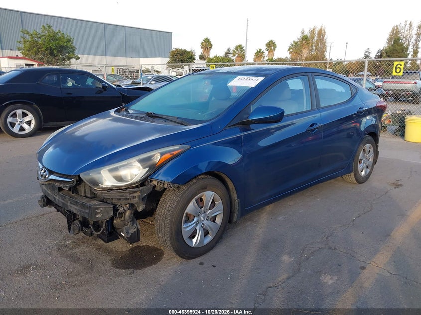 Vin: kmhdh4ae8gu531344, lot: 46896282, hyundai elantra se 20162