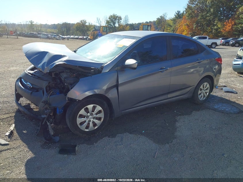 Vin: kmhct4ae0fu937031, lot: 46896310, hyundai accent gls 20152
