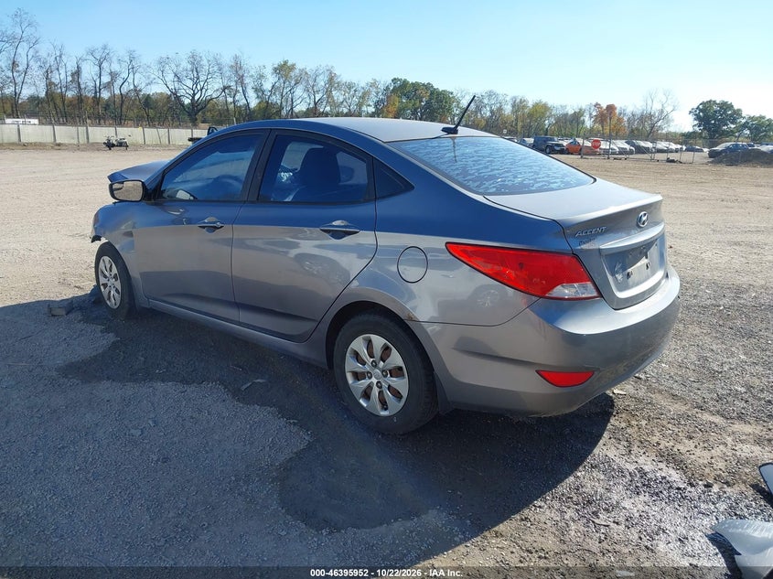 Vin: kmhct4ae0fu937031, lot: 46896310, hyundai accent gls 20153