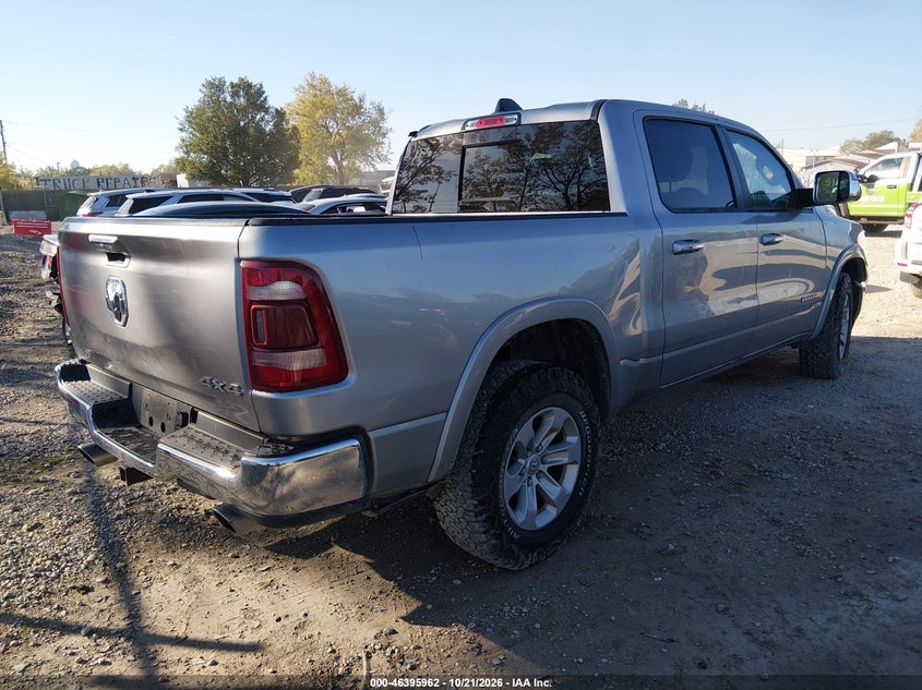 Vin: 1c6srfjt3kn525691, lot: 46896320, ram 1500 laramie  4x4 5'7 box 20194