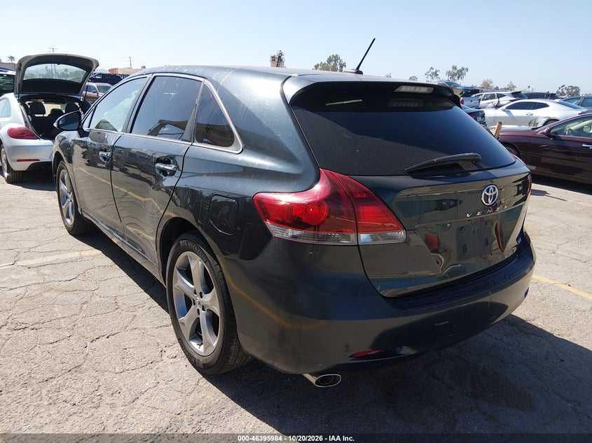 Vin: 4t3zk3bb6du061825, lot: 46896342, toyota venza xle v6 20133