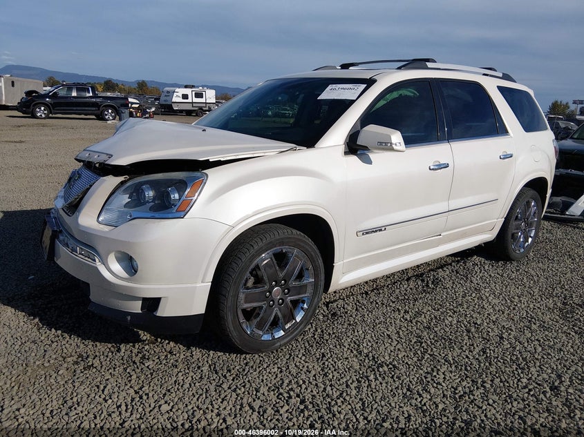 2012 GMC Acadia Denali, Удар спереду, IAAI, VIN 1GKKVTED5CJ200804 — фото 2