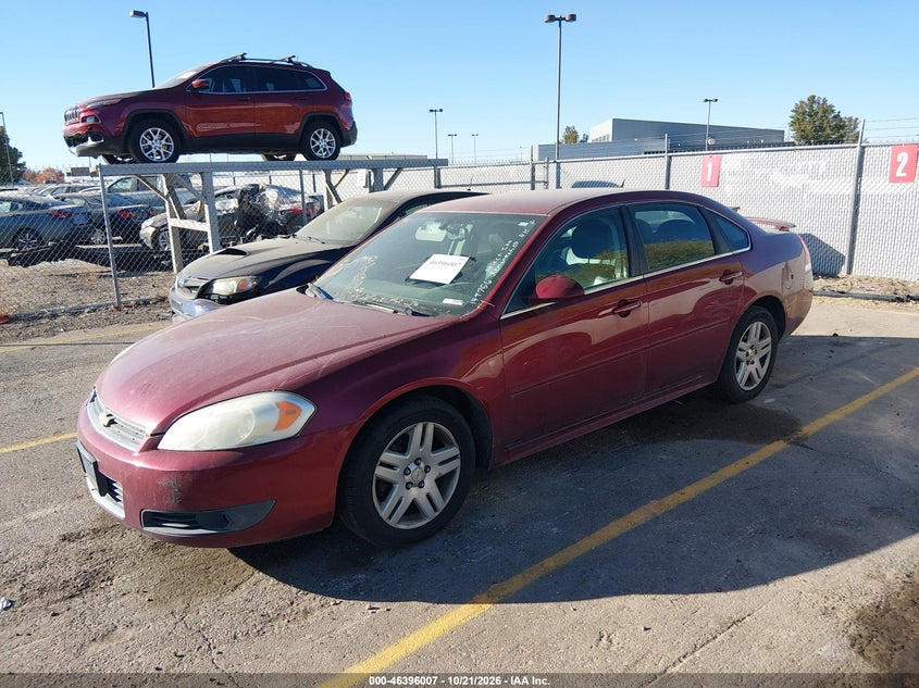 2011 Chevrolet Impala Lt, All Over, IAAI, VIN 2G1WB5EK3B1149756 — photo 2