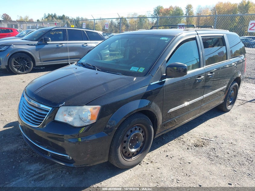 Vin: 2c4rc1bg6dr776031, lot: 46896366, chrysler town & country touring 20132