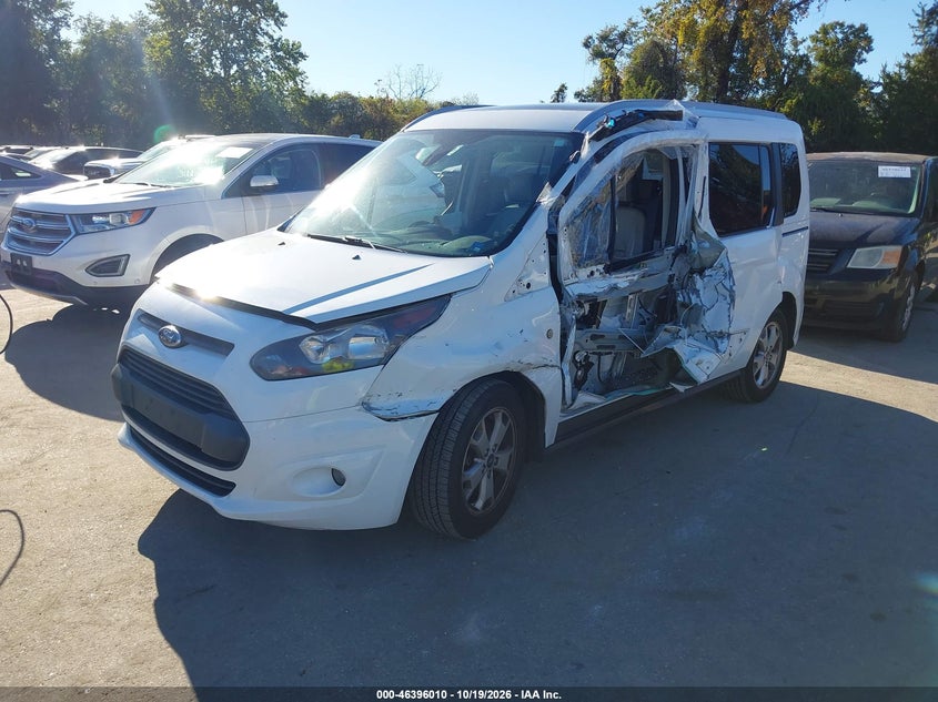 2015 Ford Transit Connect Xlt, Левый бок, IAAI, VIN NM0AE8F70F1200157 — фото 2