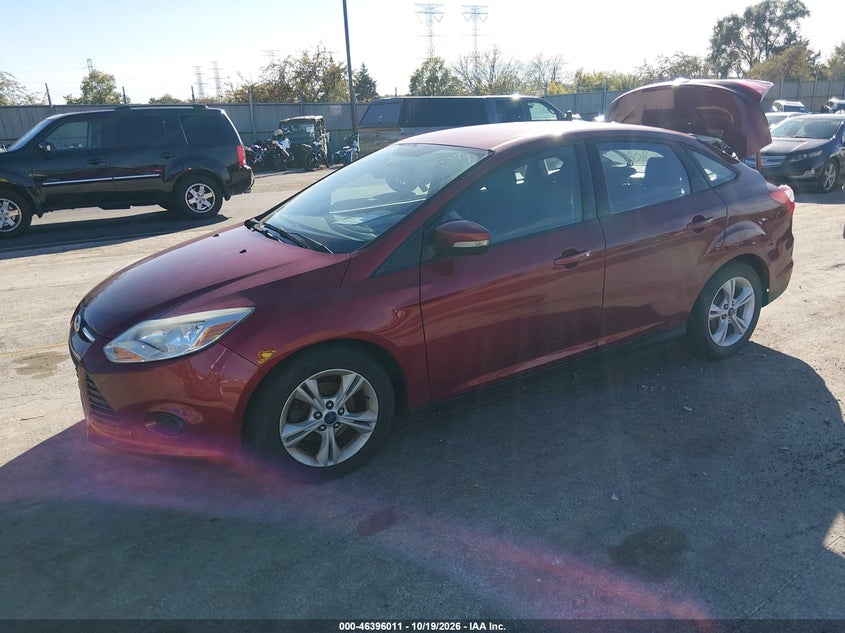 Vin: 1fadp3f25el437639, lot: 46896369, ford focus se 20142