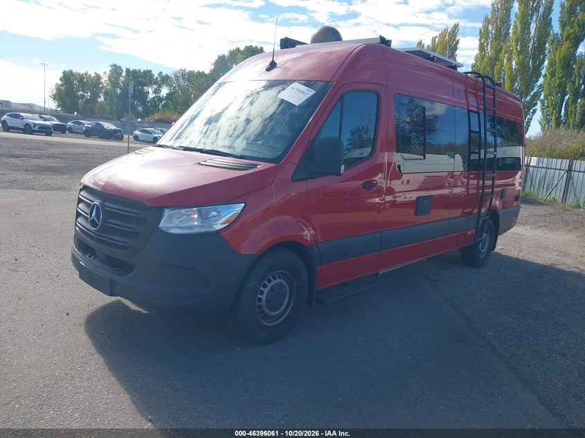 Vin: w1y4echy6mt058497, lot: 46896419, mercedes-benz sprinter 2500 high roof v6 20212