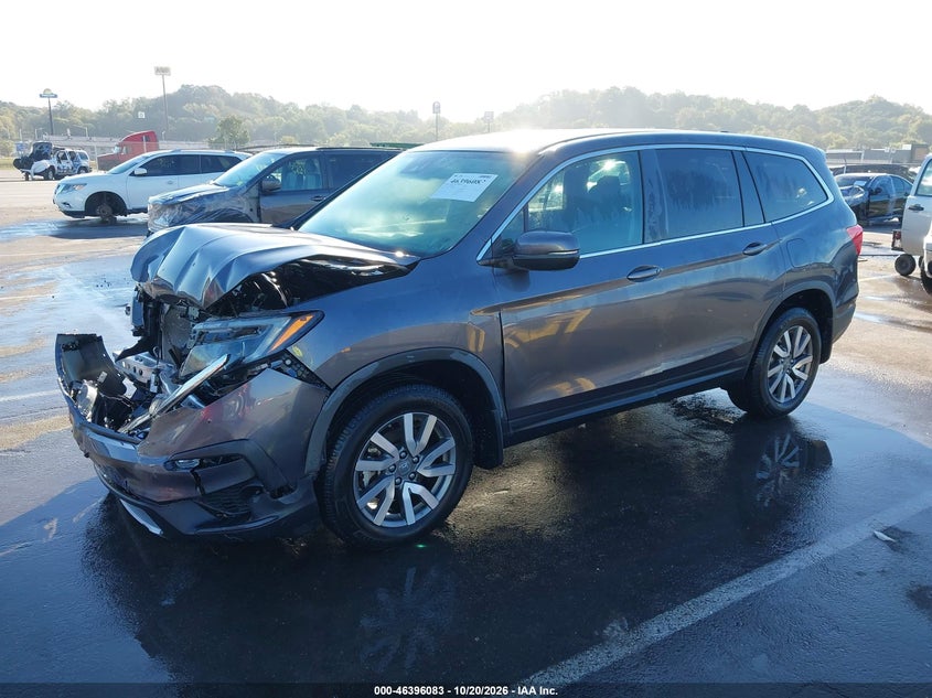 Vin: 5fnyf6h57lb057676, lot: 46896441, honda pilot awd ex-l 20202