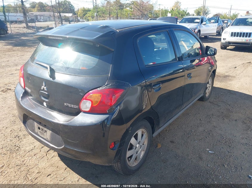 Vin: ml32a3hj4eh006223, lot: 46896455, mitsubishi mirage de 20144