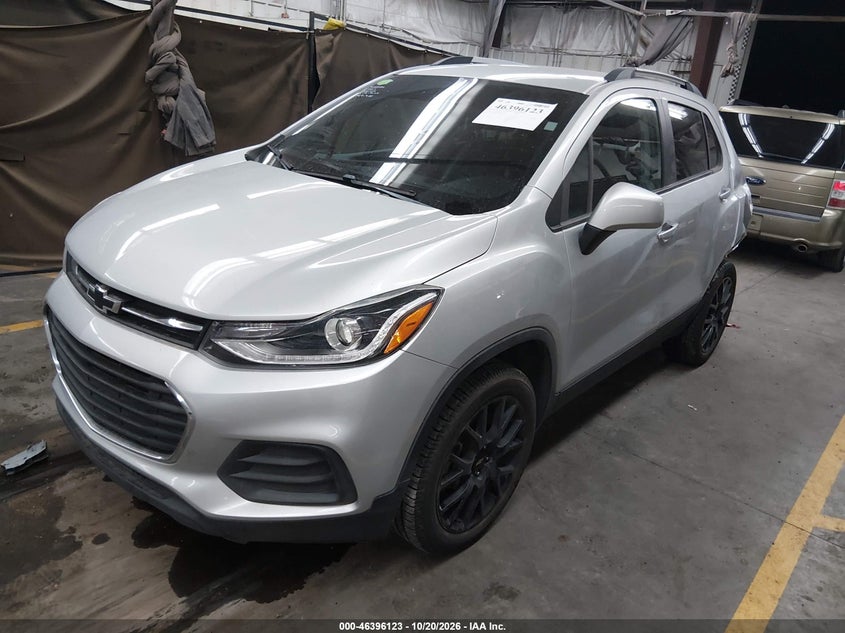 2022 Chevrolet Trax Awd Lt, Right Rear, IAAI, VIN KL7CJPSM4NB536932 — photo 2