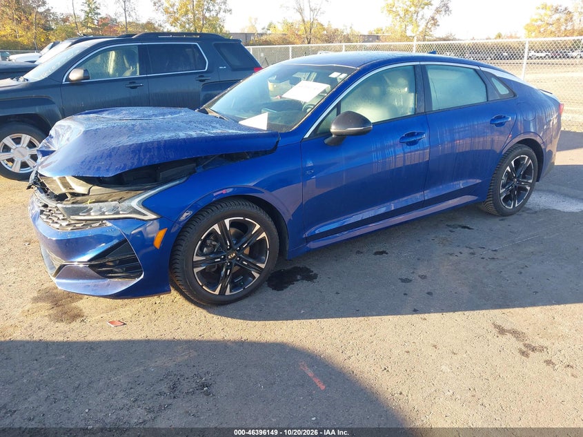 Vin: 5xxg64j2xmg022211, lot: 46896507, kia k5 gt-line 20212