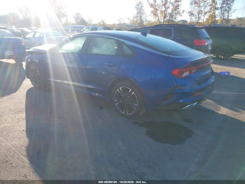 Vin: 5xxg64j2xmg022211, lot: 46896507, kia k5 gt-line 20213