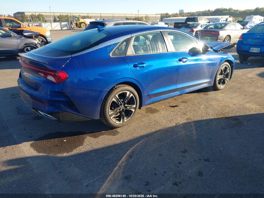Vin: 5xxg64j2xmg022211, lot: 46896507, kia k5 gt-line 20214