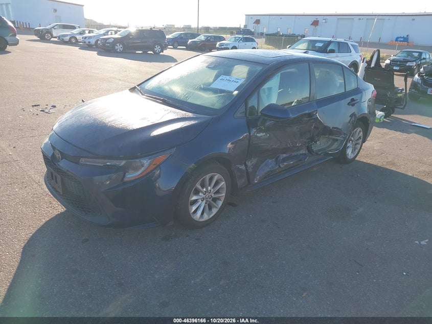 Vin: jtdhprae3lj074833, lot: 46896524, toyota corolla le 20202