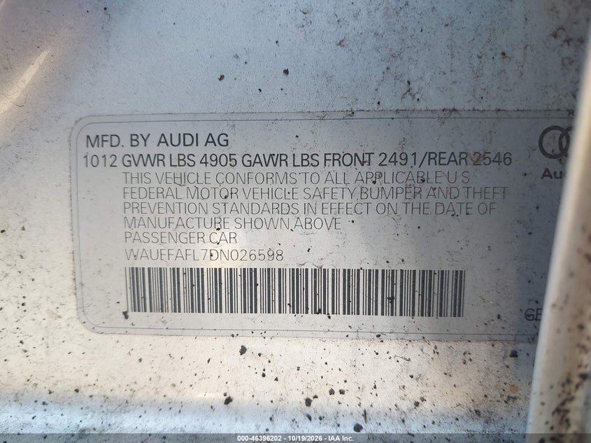 2013 AUDI A4 2.0T PREMIUM · Фото 9