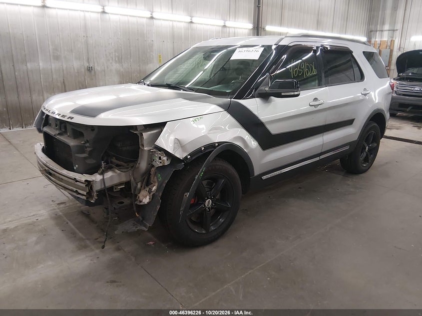 Vin: 1fm5k8d85gga53093, lot: 46896584, ford explorer xlt 20162