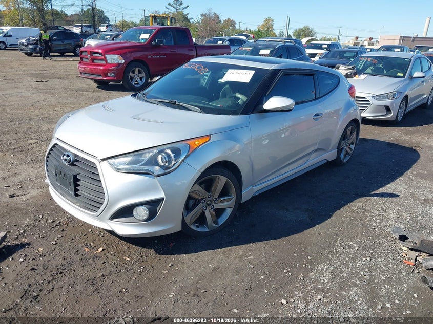 HYUNDAI VELOSTER 2013 VIN KMHTC6AE7DU111818