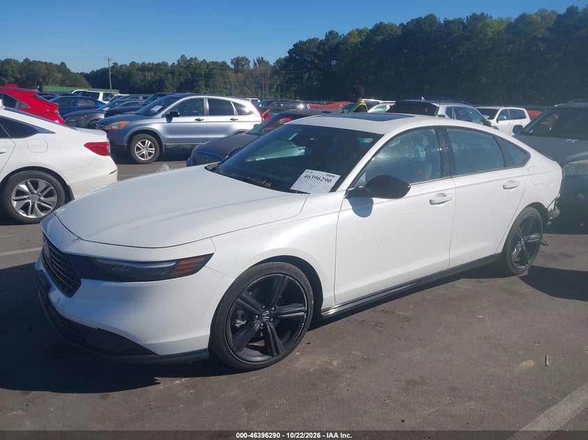Vin: 1hgcy2f78pa050737, lot: 46896648, honda accord hybrid sport-l 20232