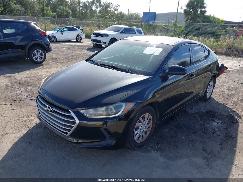 2018 Hyundai Elantra Se, Удар сзади, IAAI, VIN 5NPD74LF2JH388986 — фото 2