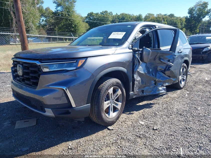 Vin: 5fnyg2h49sb035061, lot: 46896772, honda pilot ex-l 20252