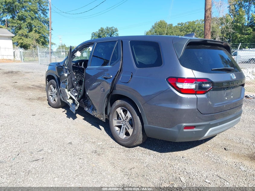 Vin: 5fnyg2h49sb035061, lot: 46896772, honda pilot ex-l 20253