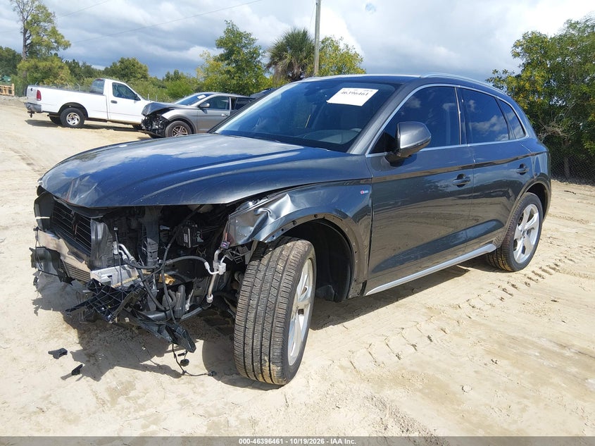 2023 Audi Q5 Prestige 45 Tfsi S Line Quattro S Tronic, Удар спереди, IAAI, VIN WA1FAAFYXP2192160 — фото 2