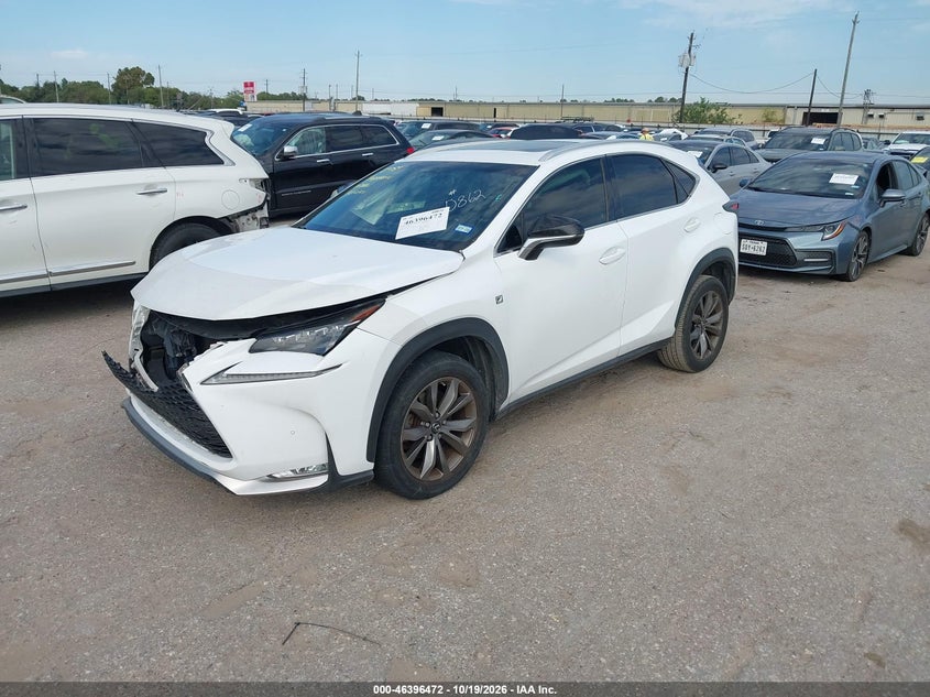 2017 Lexus Nx 200T F Sport, Front End, IAAI, VIN JTJYARBZ9H2050862 — photo 2