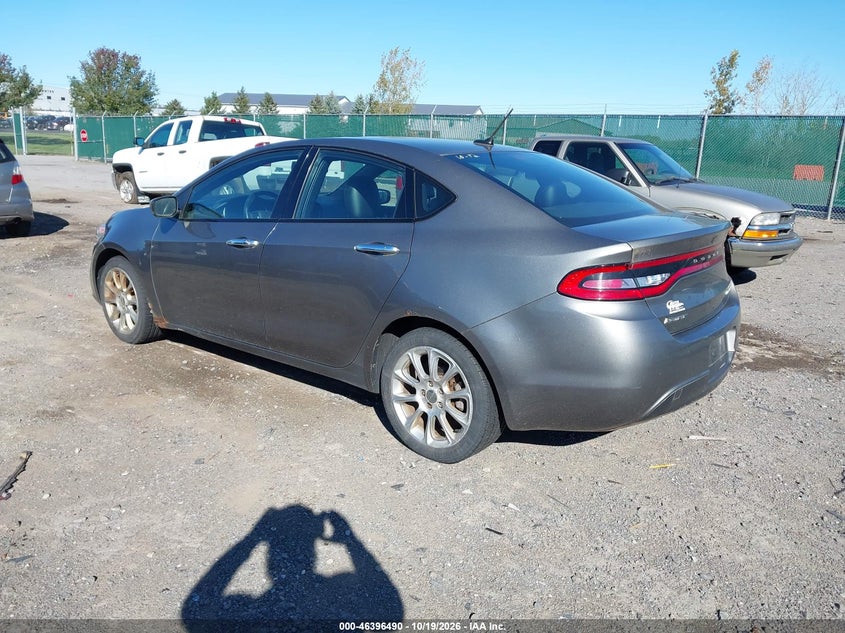 Vin: 1c3cdfca7dd320184, lot: 46896848, dodge dart limited 20133