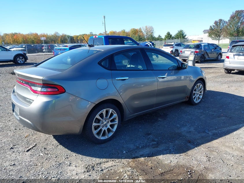 Vin: 1c3cdfca7dd320184, lot: 46896848, dodge dart limited 20134