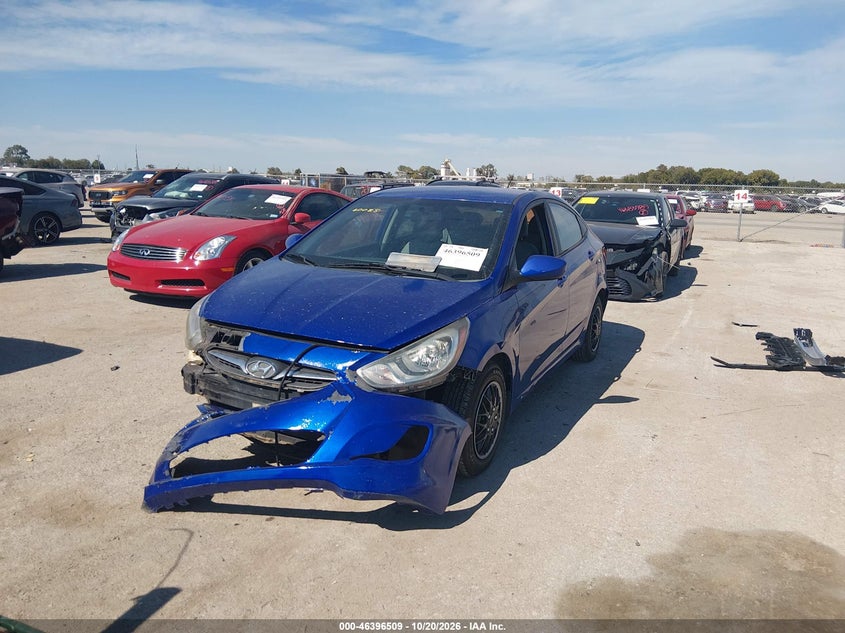 Vin: kmhct4ae0du561122, lot: 46896867, hyundai accent gls 20132