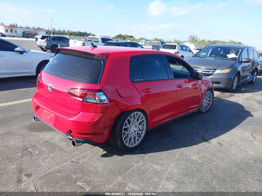 Vin: 3vw447au8jm281699, lot: 46897085, volkswagen golf gti 2.0t autobahn/2.0t s/2.0t se 20184