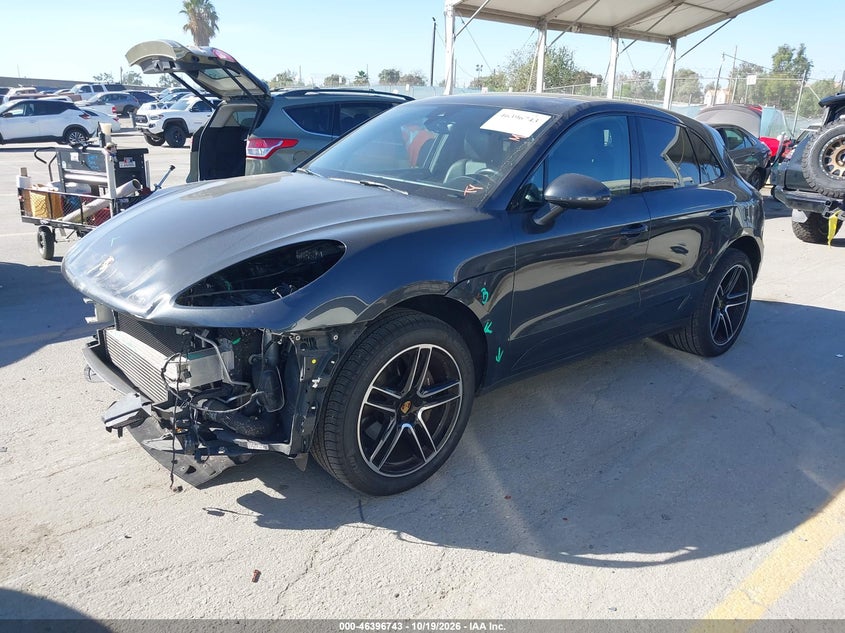 2021 Porsche Macan, Удар спереду, IAAI, VIN WP1AA2A54MLB12505 — фото 2