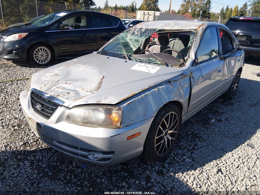 2006 Hyundai Elantra Gls/Limited, Перекидання, IAAI, VIN KMHDN46D76U233021 — фото 2