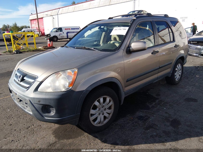 2005 Honda Cr-V Ex, Right Side, IAAI, VIN JHLRD788X5C025706 — photo 2