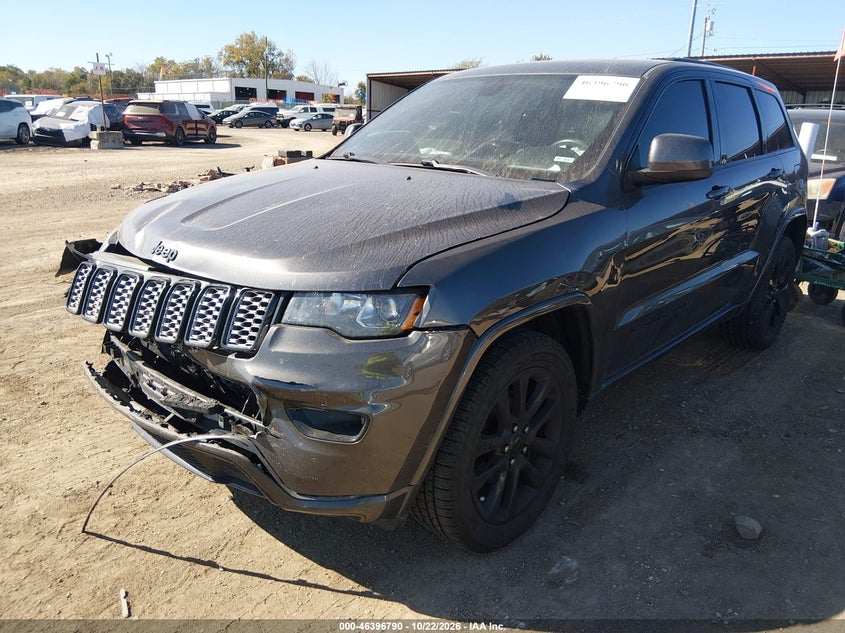 2019 Jeep Grand Cherokee Altitude 4X4, Front End, IAAI, VIN 1C4RJFAG7KC670813 — photo 2