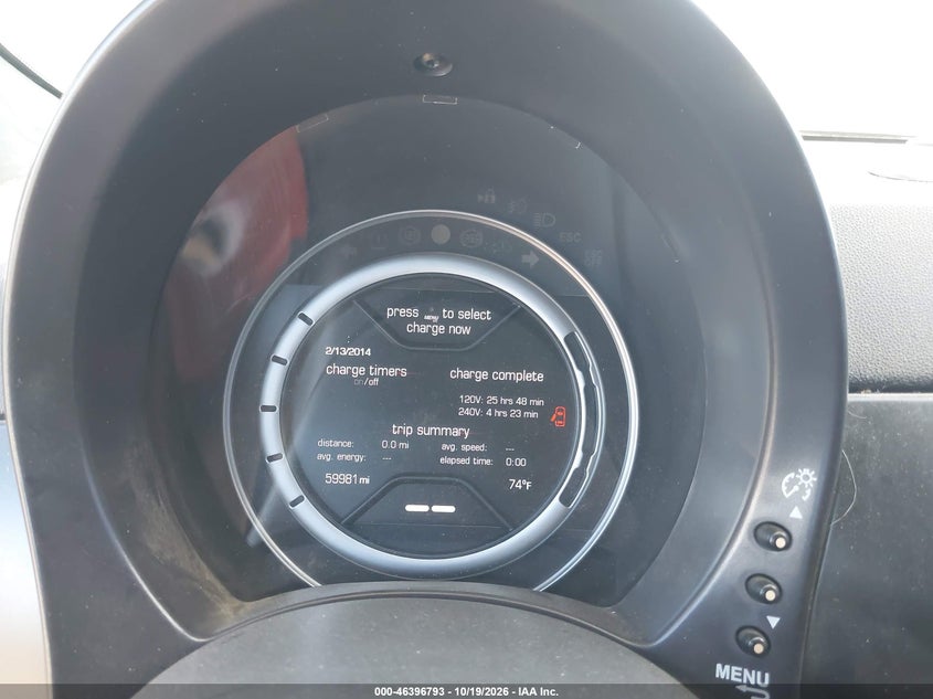 2015 FIAT 500E BATTERY ELECTRIC · Фото 13