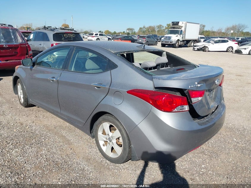 Vin: kmhdh4ae2du899370, lot: 46897165, hyundai elantra gls 20133
